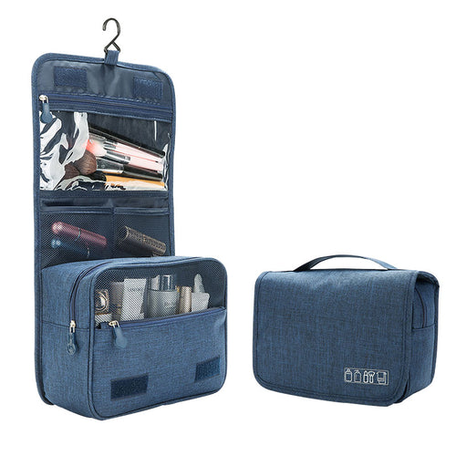 New Travel Portable Hanging Cosmetics Bag Organizer Zipper Cosmetic Bag Case - casselheart