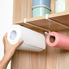 Load image into Gallery viewer, Iron Metal Kitchen Paper Towel Roll Bathroom Toilet  Paper Racks Hanging Towel Racks - casselheart
