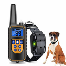 Load image into Gallery viewer, Electric Dog Training Collar Waterproof Rechargeable Remote Control Pet with LCD Display for All Size Bark-stop Collars 40% Off - casselheart
