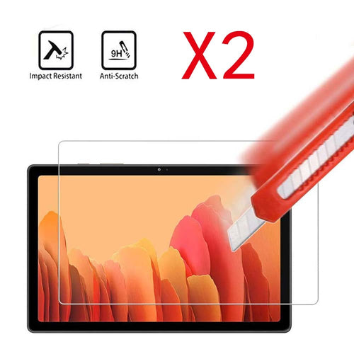 2Pcs Tablet Tempered Glass Screen Protector Cover for Samsung Galaxy Tab A7 2020 T500/T505 10.4Inch Full Coverage Screen - casselheart
